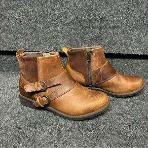 Eddie Bauer Brown genuine leather Ankle Boots western cottage gorpcore granola